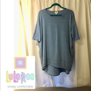 Lularoe Irma Blue Tunic Size Medium shirt